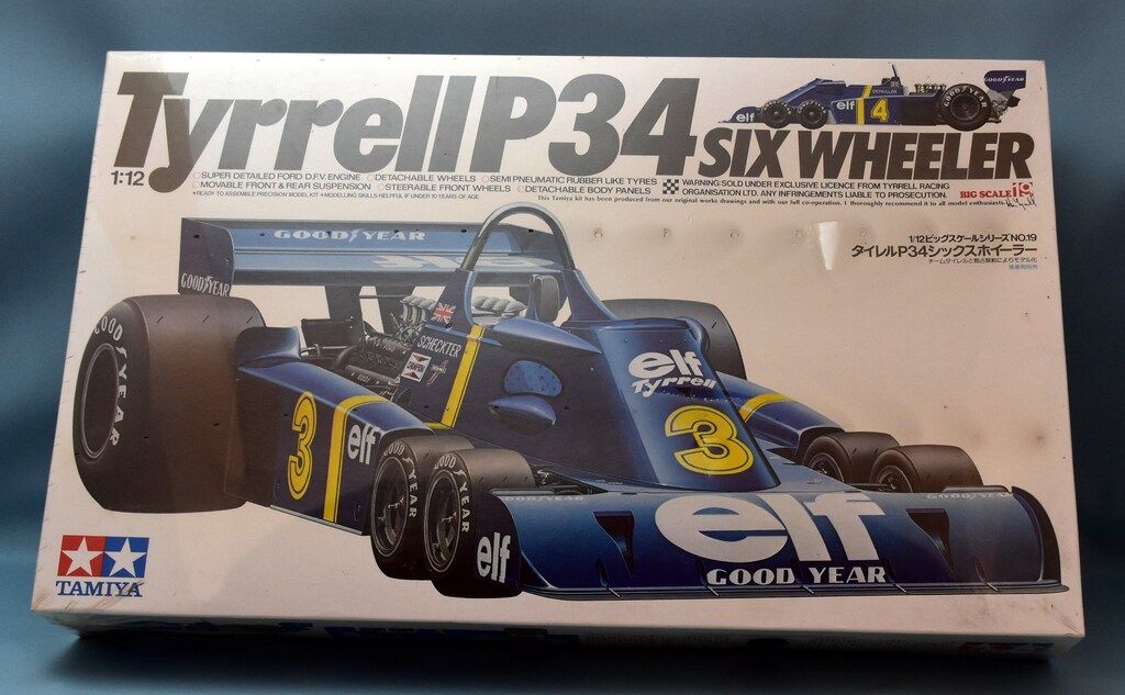 セール中TAMIYA 1/12 NO.19 タイレルP34 シックスホイーラー① タミヤ 1/12ビッグスケールシリーズ タイレルP34シックス