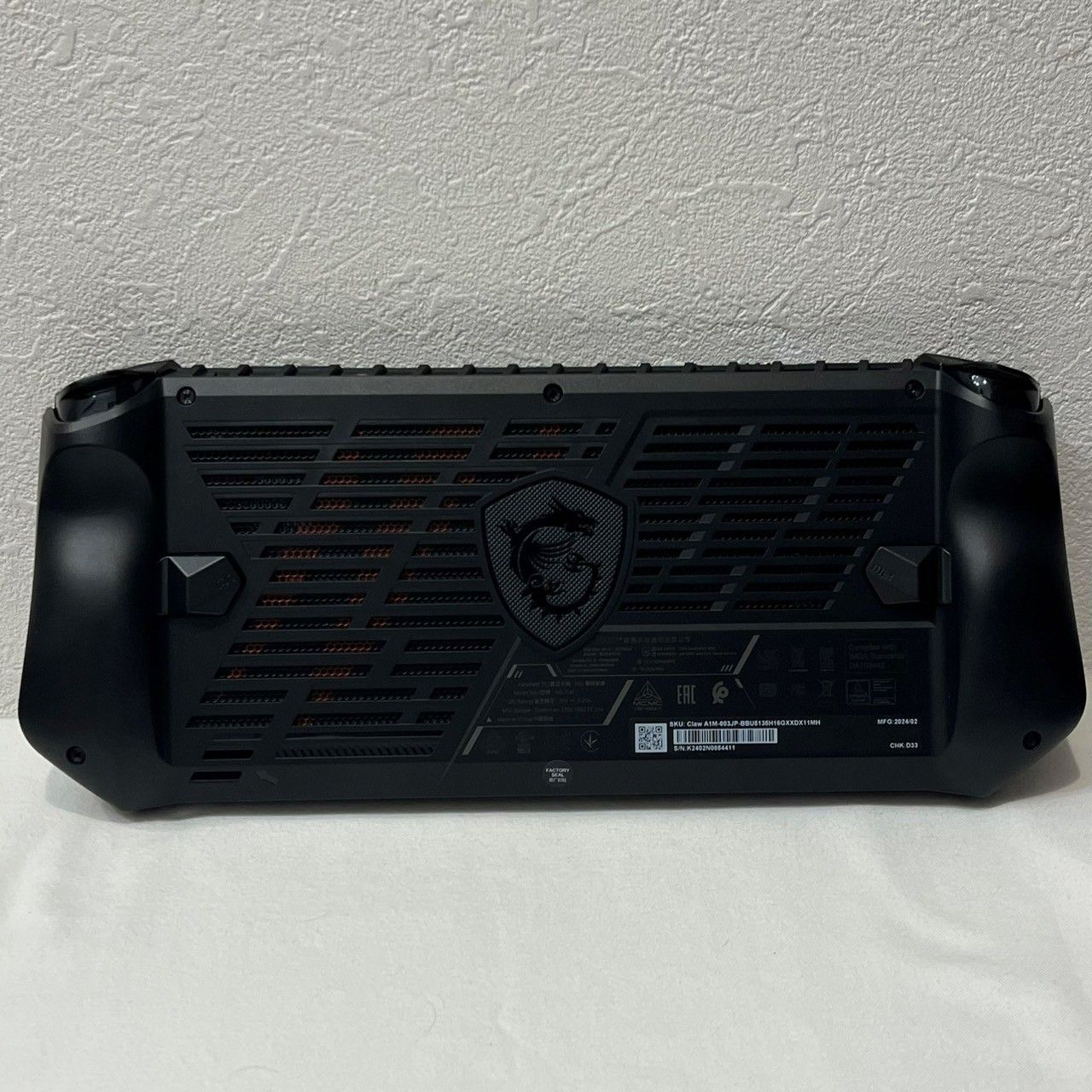 MSI|Claw|A1M|Ultra|5|16GB|512GB| 属品完備|保証書あり|No.3497