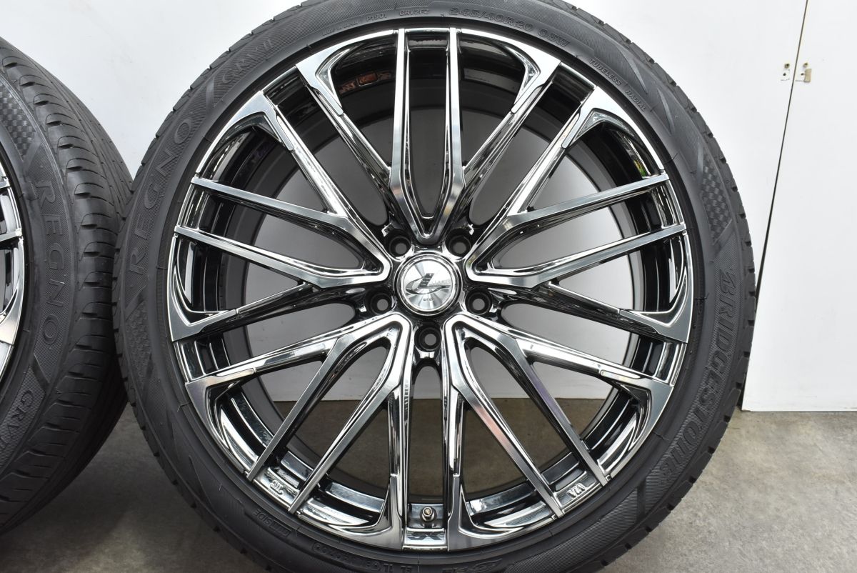 美品バリ山 レクサス RX F 純正 REGNO GRVⅡ 245/40R20 9分山【バリ