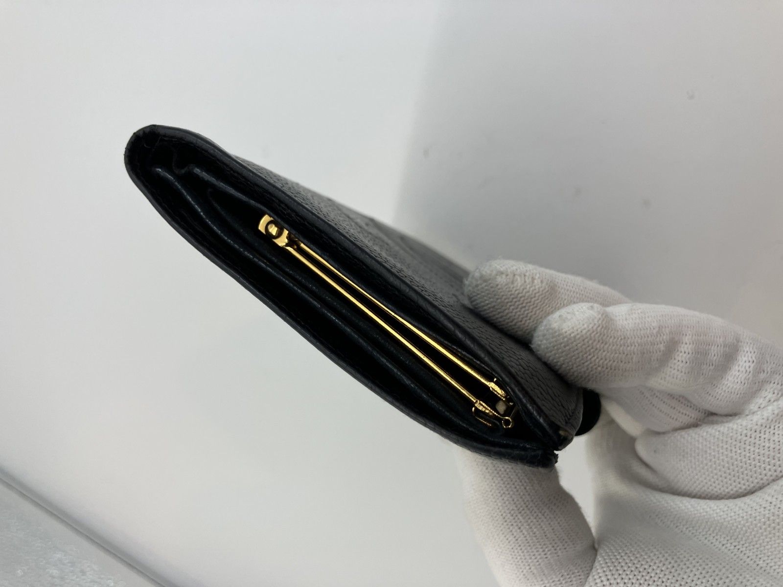 シャネル キャビアスキン 長財布 ココマーク ブラック 4番台 4456605 シール有 送料無料 シャネル キャビアスキン 長財布 ココマーク ブラック 4番台 4456605