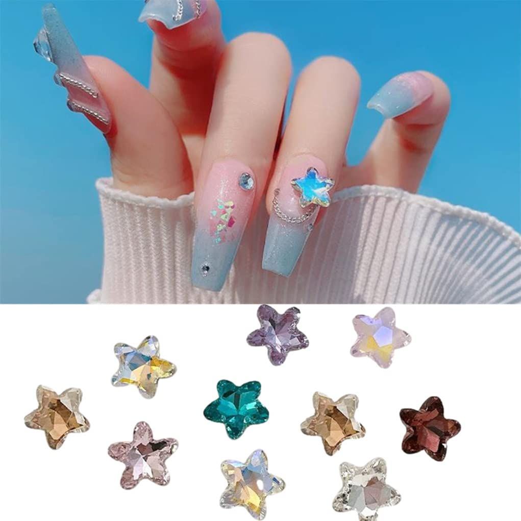 在庫処分】(星-50個) ジュエリーパーツ ネイルパーツ ネイル