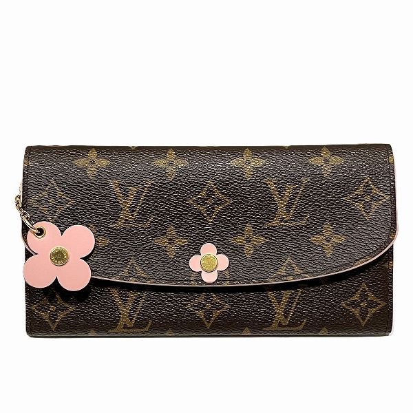 ルイヴィトン Louis Vuitton モノグラム ポルトフォイユ エミリー フラワー M64202 長財布 2つ折り財布 レディース