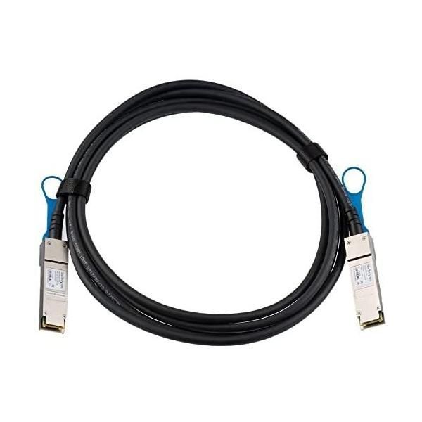 【中古】「非常に良い」StarTech.com DAC Twinax ケーブル/2m/MSAアンコード/銅線ダイレクトアタッチケーブル/MSA準拠スイッチ対応 QSFPMM2M DAC Twinaxブレークアウトケーブル／2m／MSAアンコード／銅線