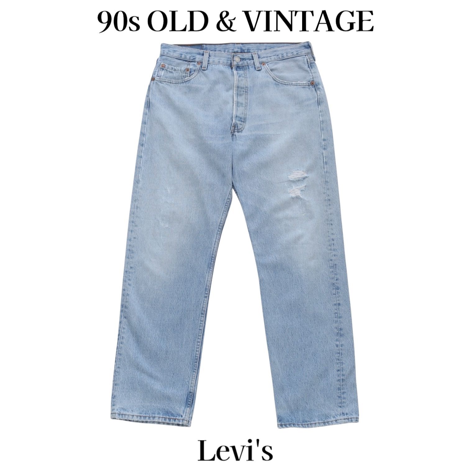 古着 90s リーバイス 501 ストレート デニム パンツ USA製 インディゴ 