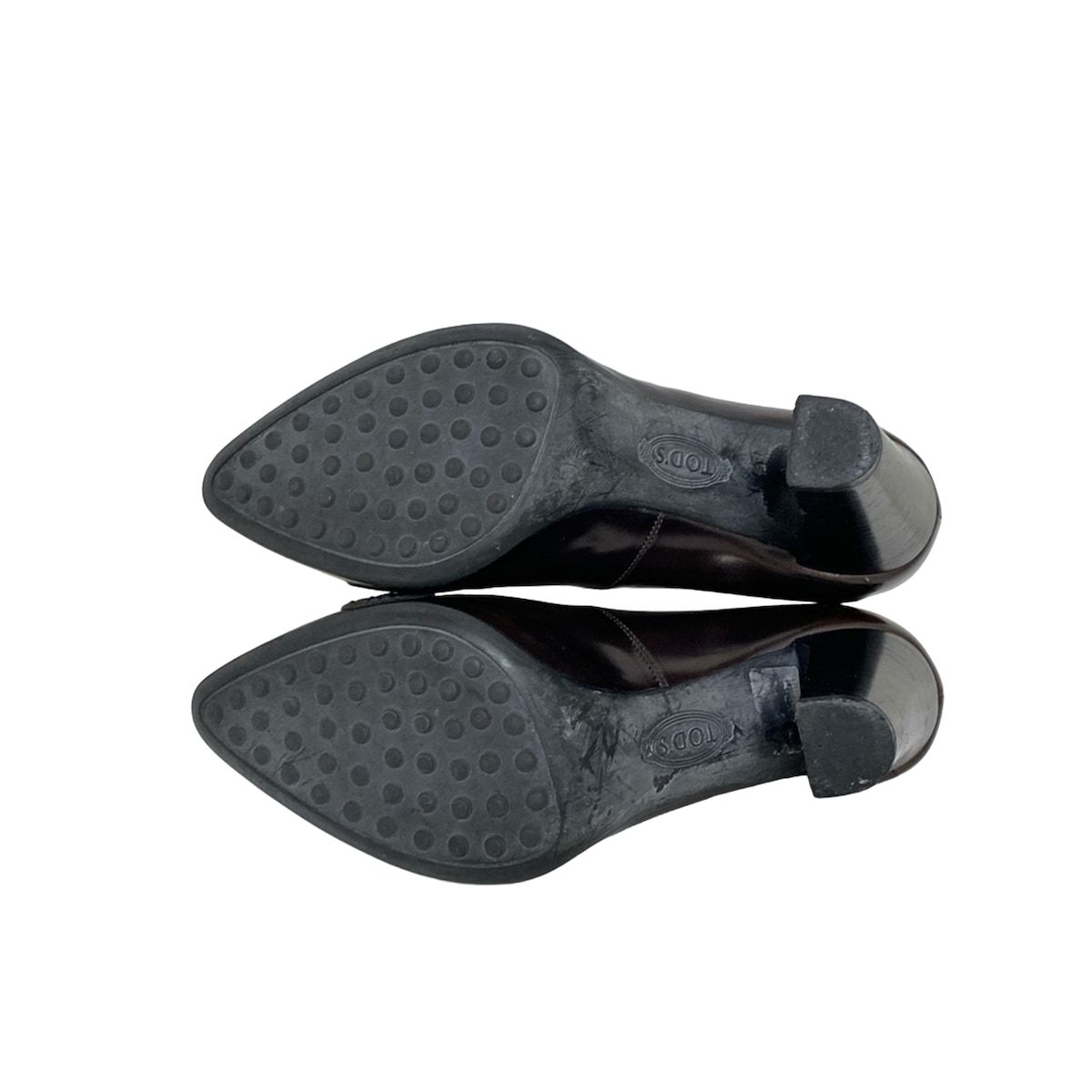 TOD'S(トッズ) パンプス 35 レディース - ダークブラウン レザー