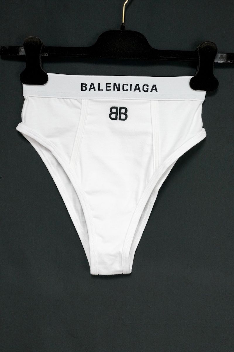 BALENCIAGA Slip Sports Briefs バレンシアガ スリップ スポーツ ブリーフ ホワイト BB 刺繍 Sサイズ 160|68A 657382