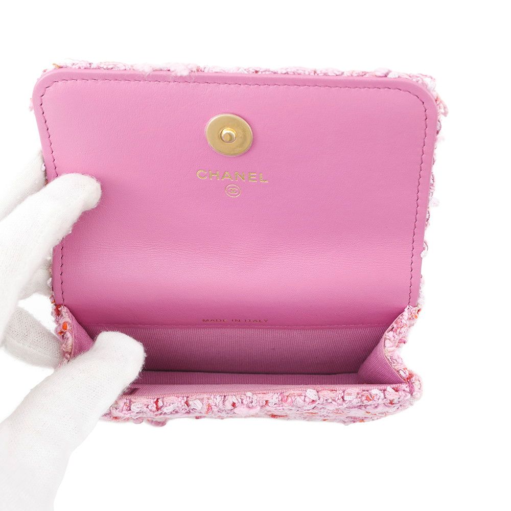 シャネル ボディバッグ ココマーク マトラッセ チェーンベルトバッグ ツイード CHANEL NICORILABO_COM