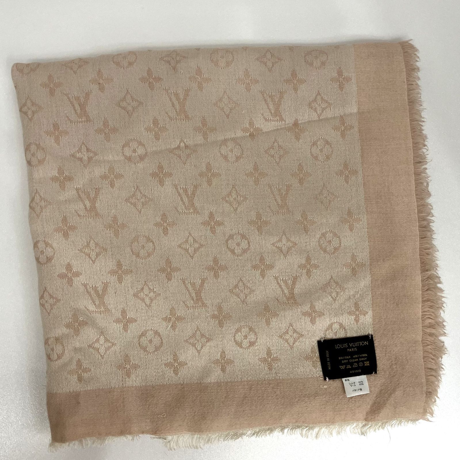 LOUIS VUITTON ルイヴィトン 大判ストール モノグラム - メルカリ