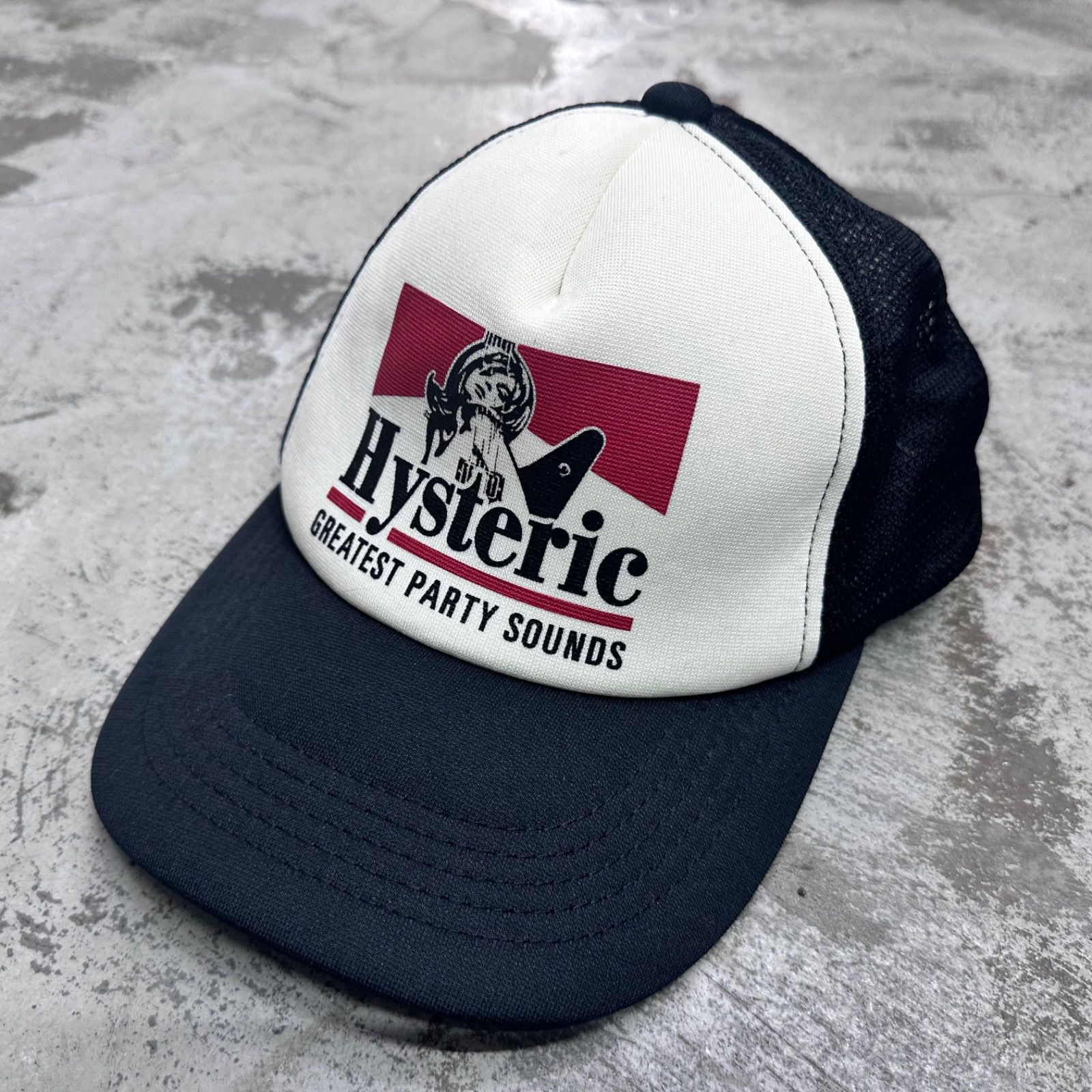 HYSTERIC GLAMOUR Guitar Girl Mesh Cap ギター ガール メッシュ
