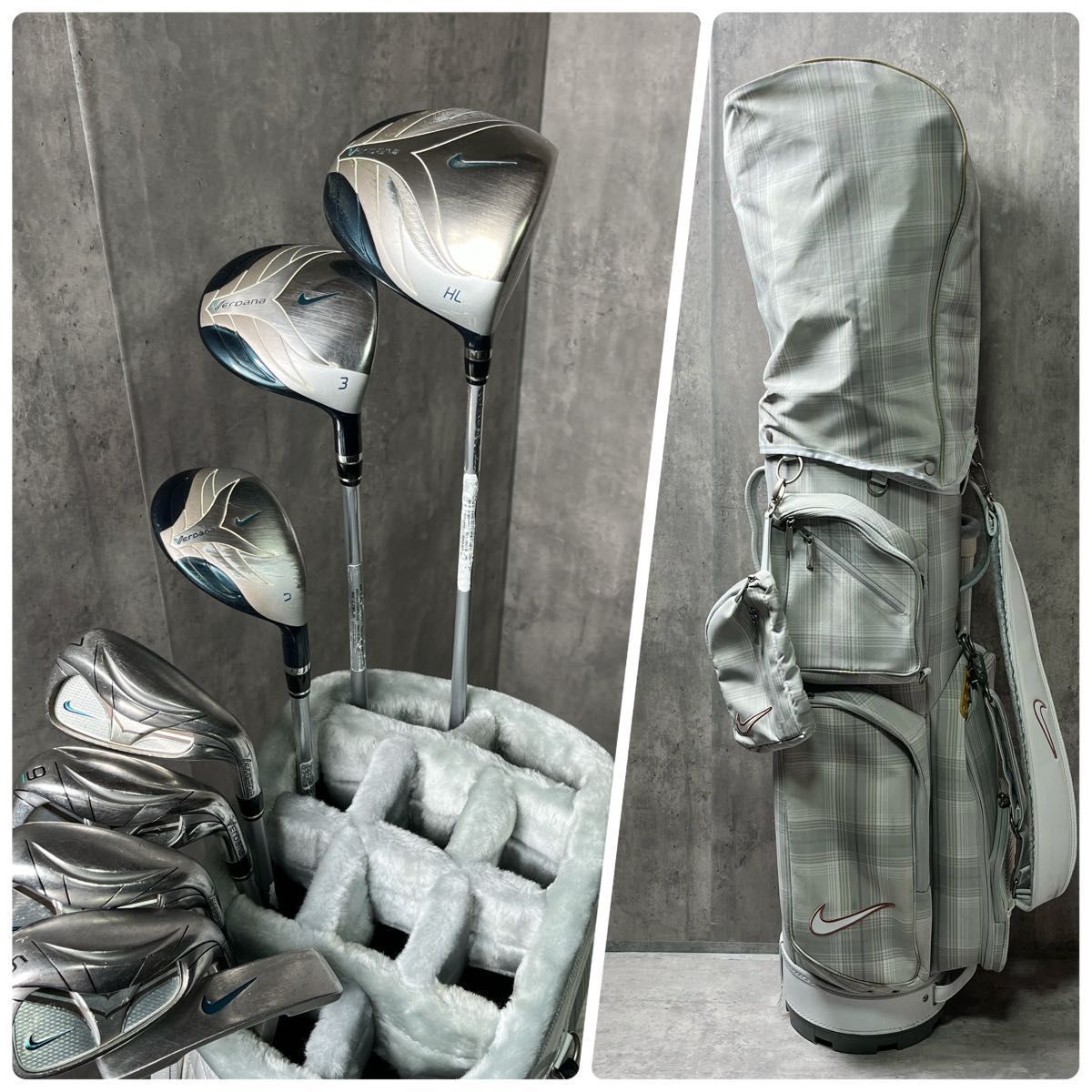 9152 NIKE VERDANA ナイキ レディース ゴルフクラブ8本セット 希少