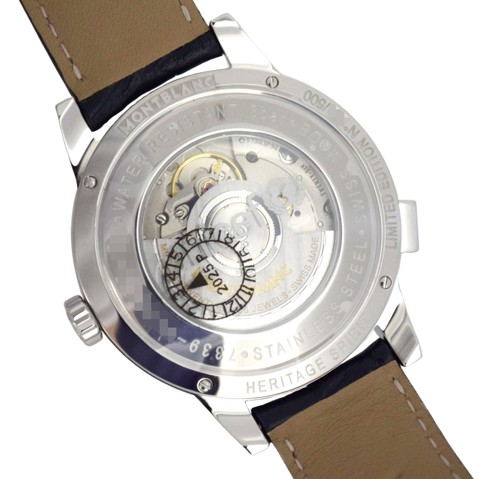 新品 保管品 500本限定 モンブラン ヘリテイジ スピリット オルビス テラルム アジア ユニセフ 116534 メンズ腕時計
