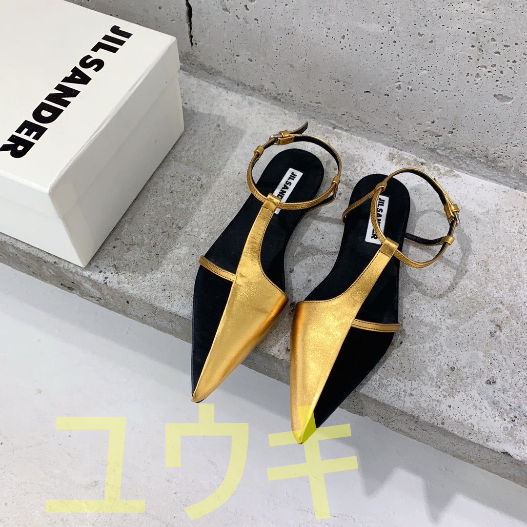 新品未使用箱付 JIL SANDER ジルサンダーファッション レディースサンダル フラットサンダル - メルカリ