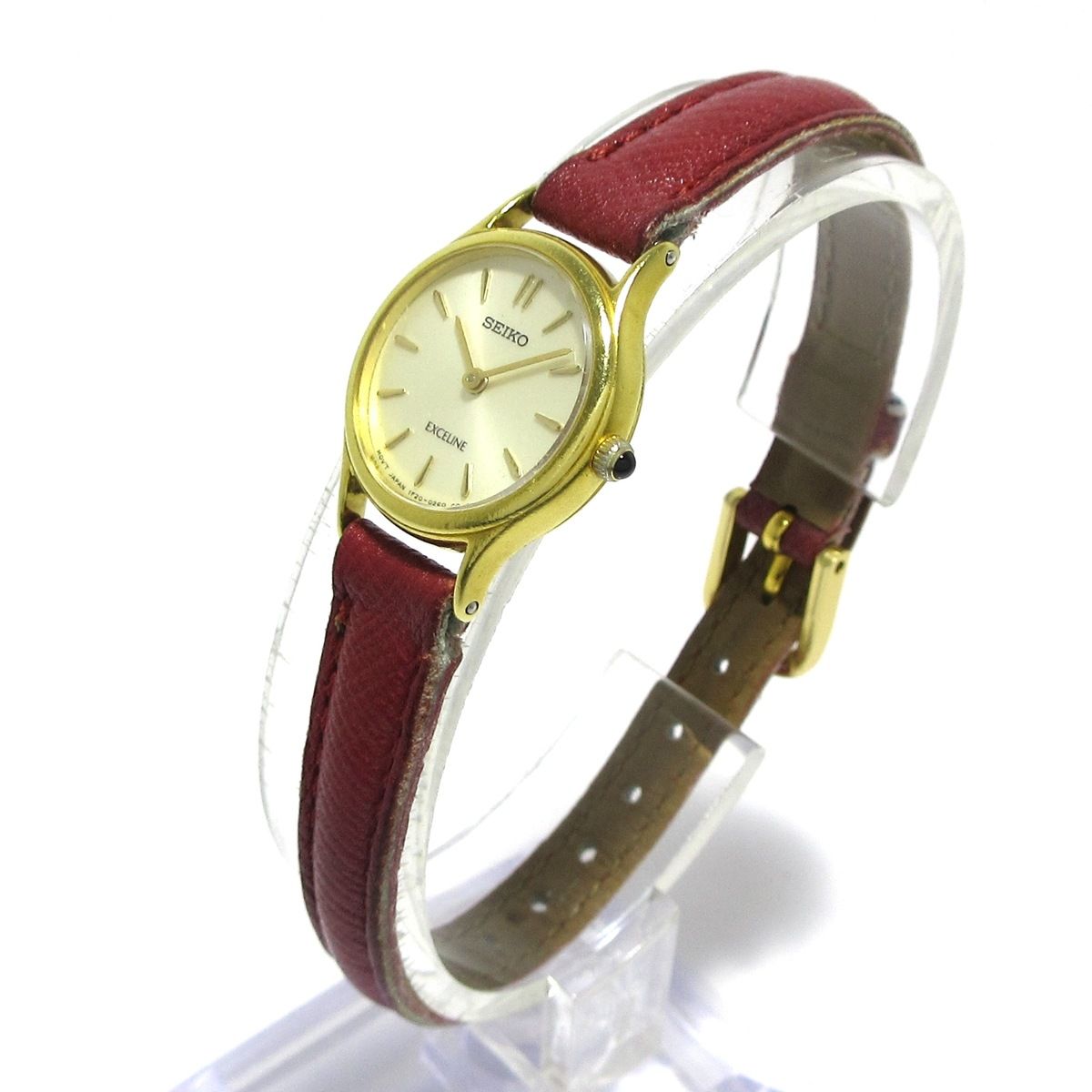 SEIKO 18KTゴールド エクセリーヌ 1F20-0100 レディース2針 SEIKO 18KTゴールド エクセリーヌ 1F20-0100 レディース2針 楽天市場