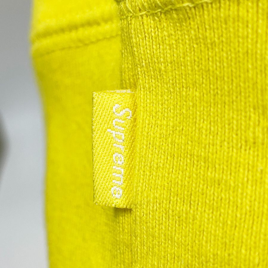 SA】Supreme Cross Box Logo Hooded Sweatshirt Yellow シュプリーム