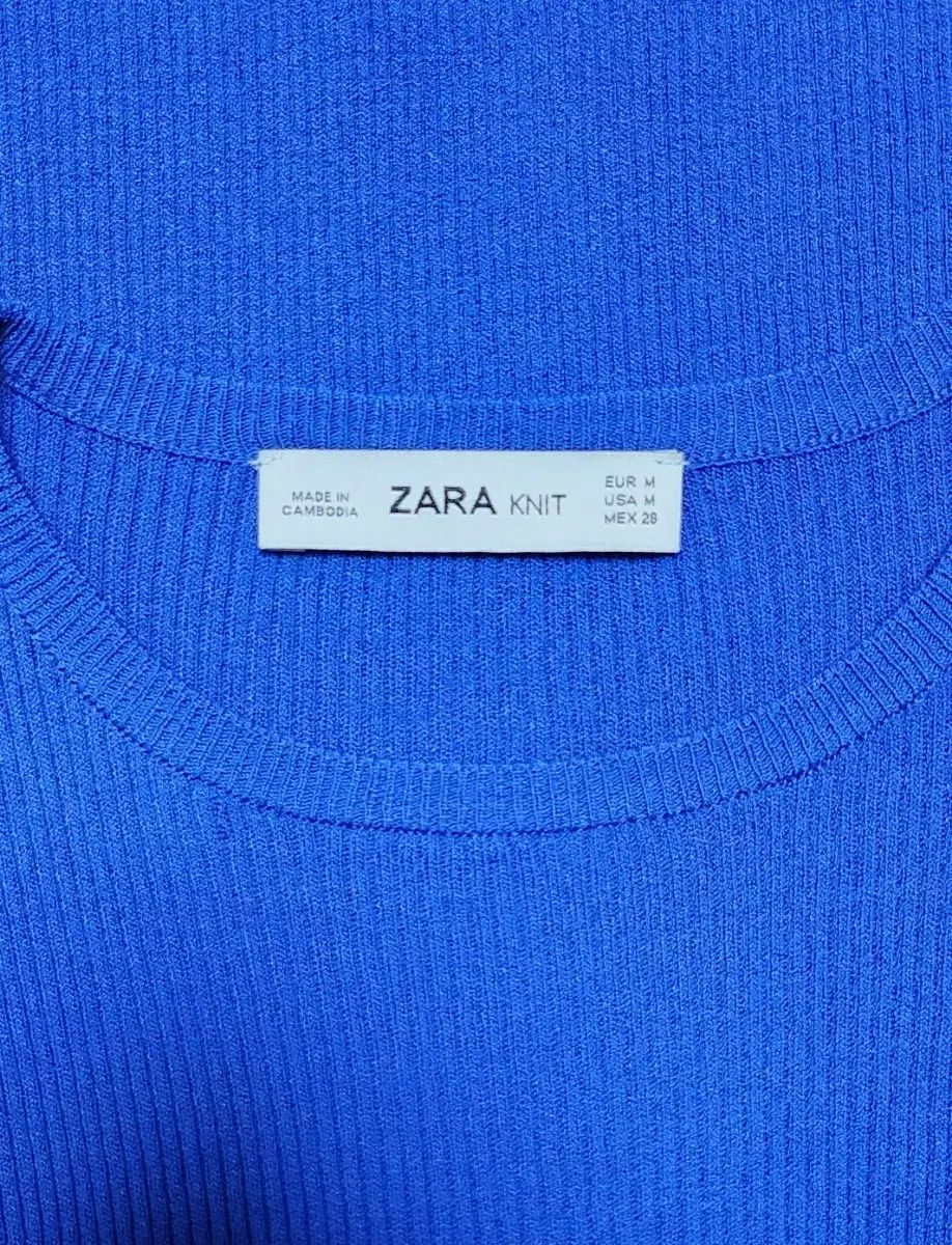 未使用 ZARA クロップド ニット M - メルカリ