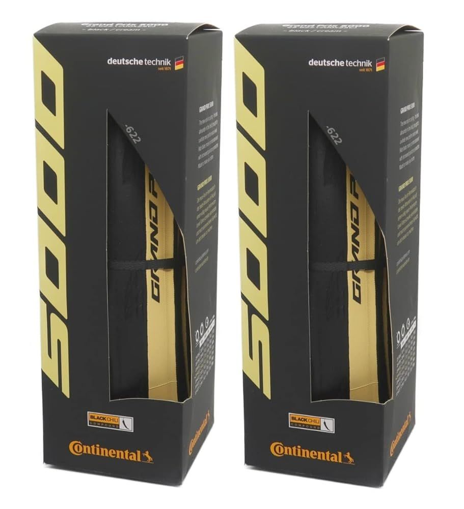 2本セット Continental コンチネンタル GRAND PRIX 5000 グランプリ5000 クリームスキン ブラック black|cream skin 700x28c 並行輸入品