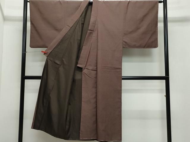 平和屋着物▽本塩沢 訪問着 単衣 110亀甲 吉祥文 正絹 逸品