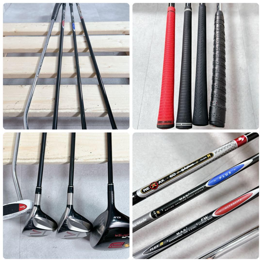 X898 TaylorMade メンズ ゴルフクラブセット 14点 R 13本入 X898