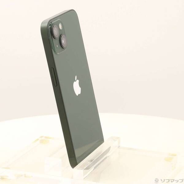 中古品〕 iPhone13 256GB グリーン MNGH3J／A SIMフリー【262