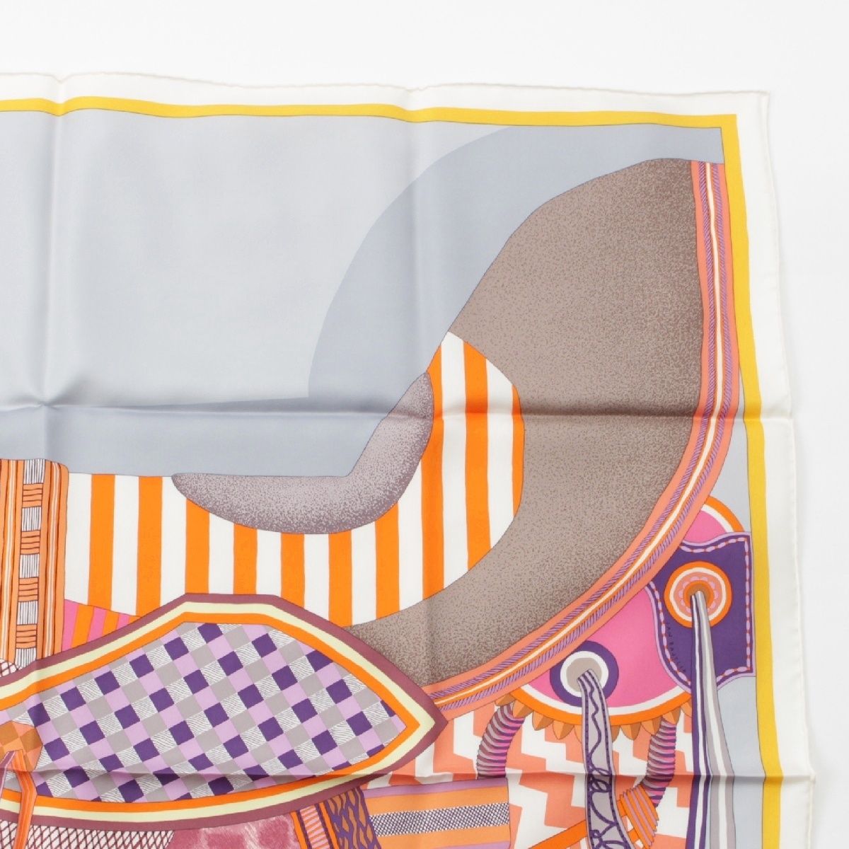 未使用カレ90 スカーフ (空想の鞍) 楽天市場】エルメス カレ90 スカーフ 空想の鞍 LA SELLE IMAGINAIRE