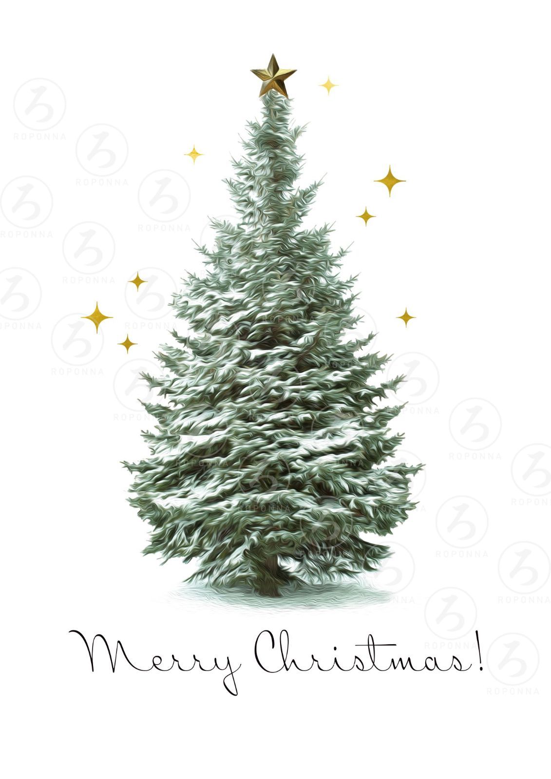 クリスマス A3 アート ポスター クリスマスツリー もみの木 北欧