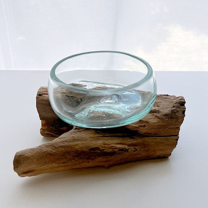 流木ガラス オブジェ 新品 CRAFT GLASS WOOD 流木ガラスオブジェ 02