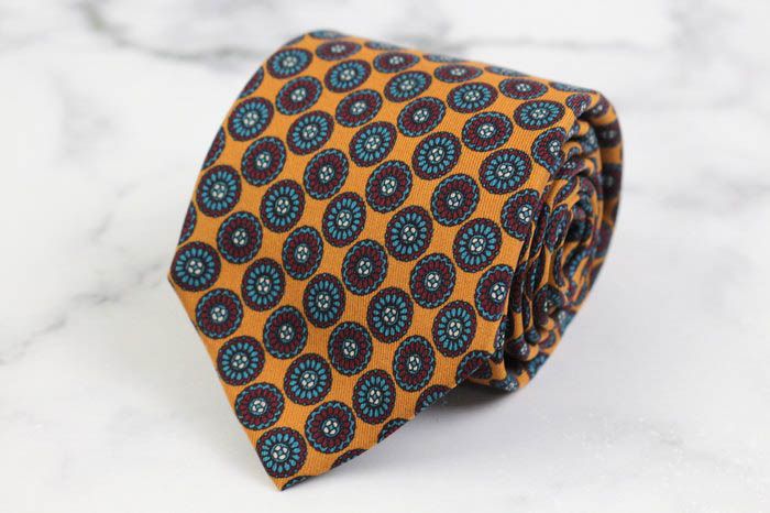 フランコバッシ ネイビードッドネクタイ FRANCO BASSI フランコバッシ ブランド ネクタイ 総柄 ドット シルク