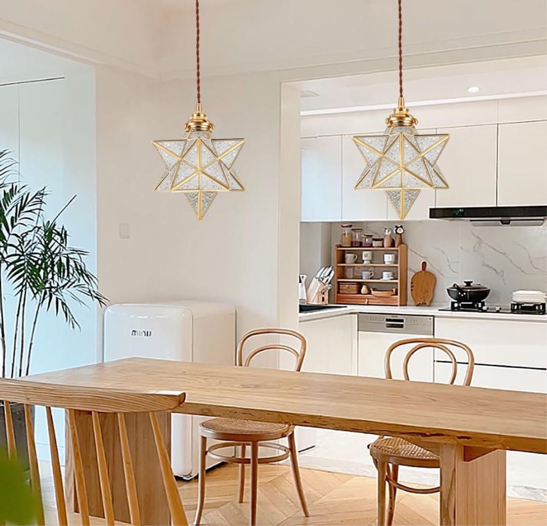 ペンダントライト 星形 星型 すりガラス 真鍮 天井照明 おしゃれ 北欧 262 ペンダントライト 星形 星型 すりガラス 真鍮 天井照明 おしゃれ