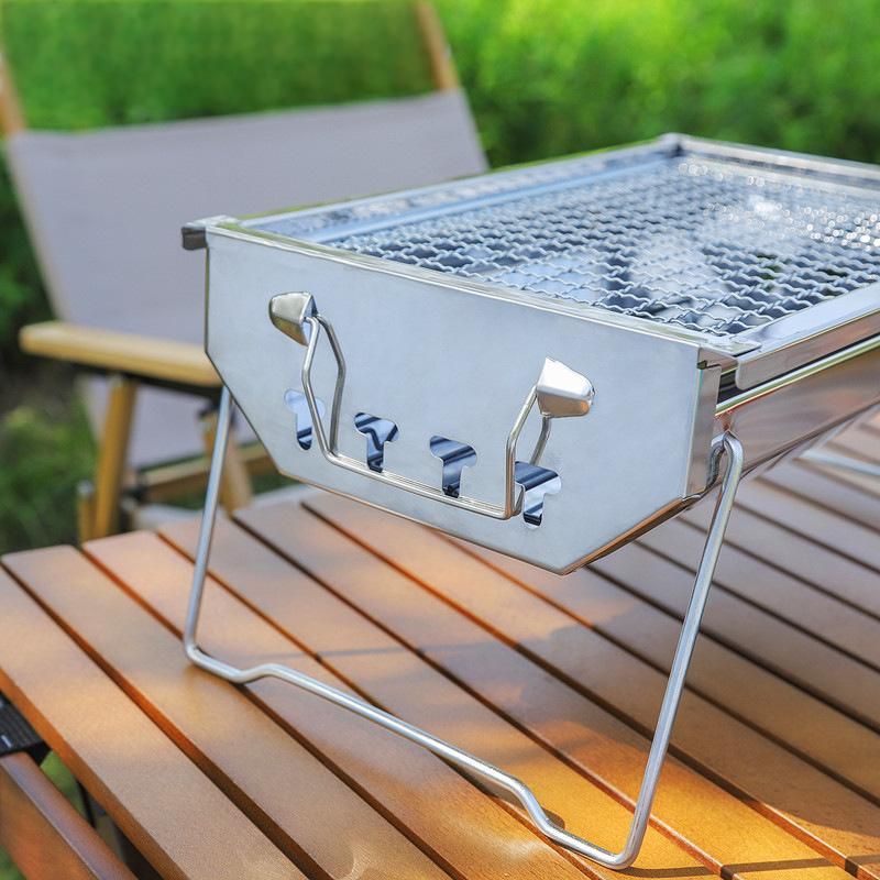 アウトドア＆家庭用 露キャンプ用バーベキュー架