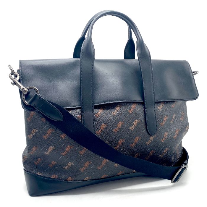 COACH コーチ 2way レザー ハンド ショルダー バッグ eH0768A