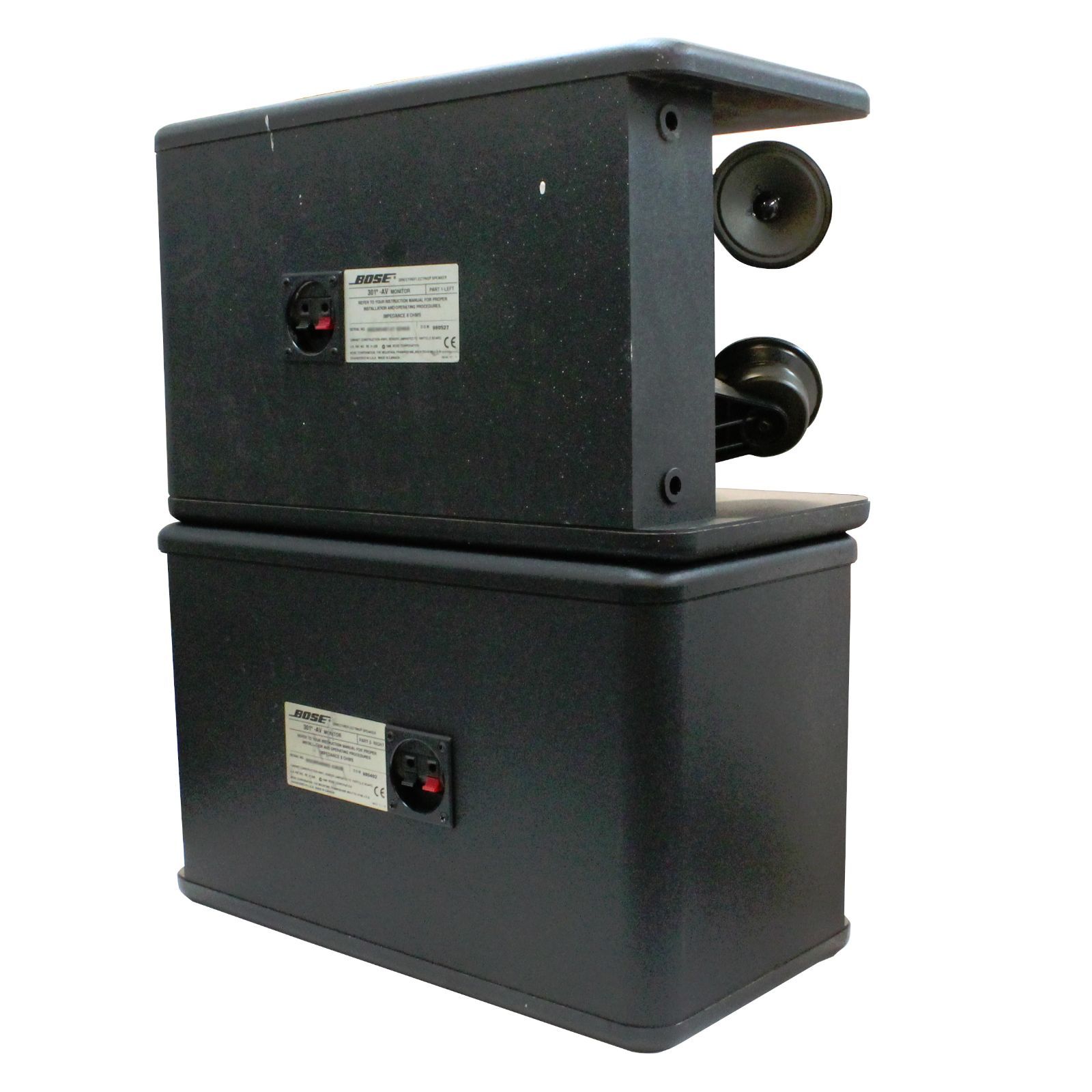 BOSE スピーカー　301V 天吊り金具付き　LRペア BOSE スピーカー 301V 天吊り金具付き LRペア BOSE スピーカー 301V 天