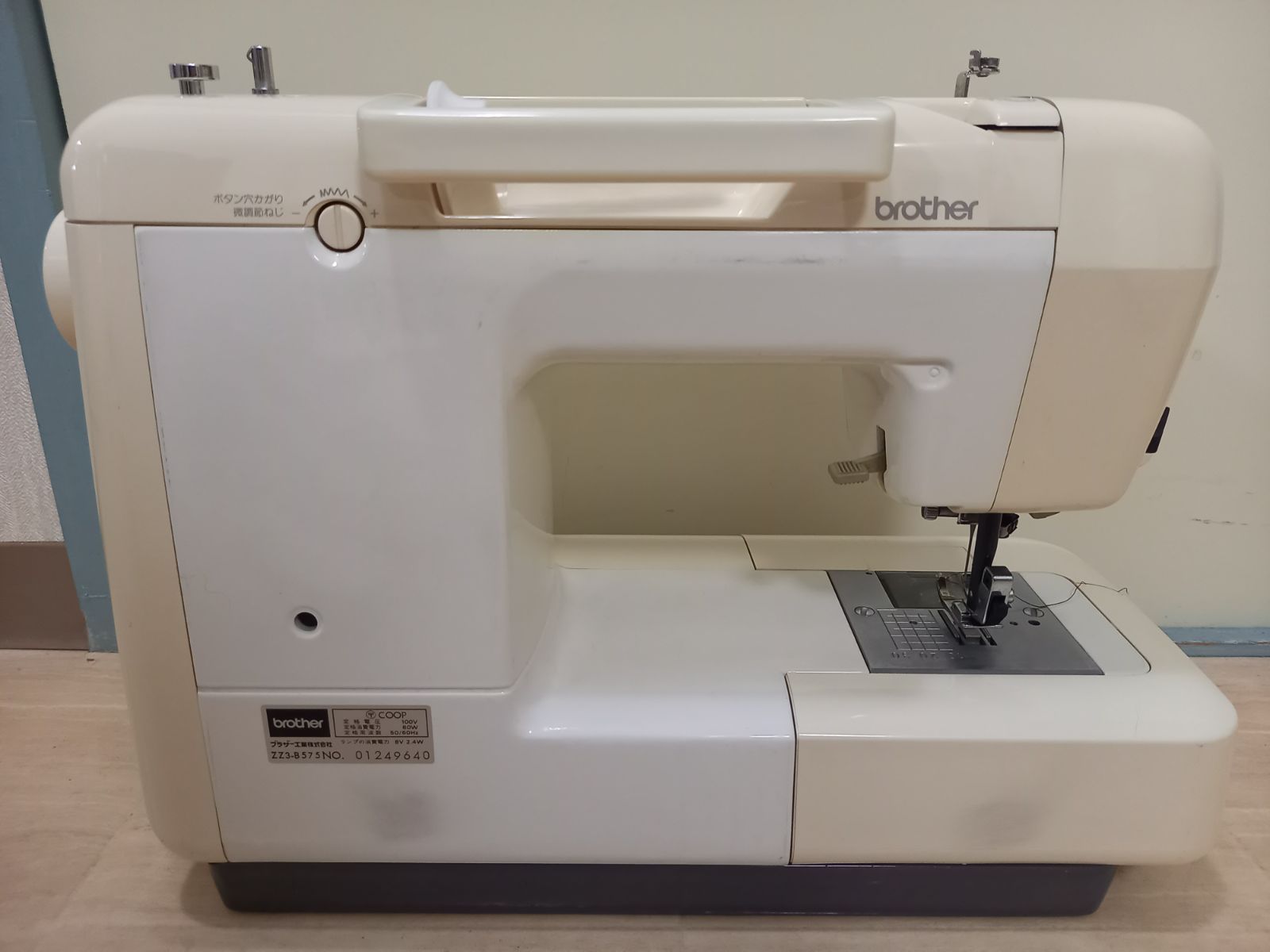 美品 ブラザー 注文 電子ミシン soiree575 ZZ3-B575 brother ブラザー