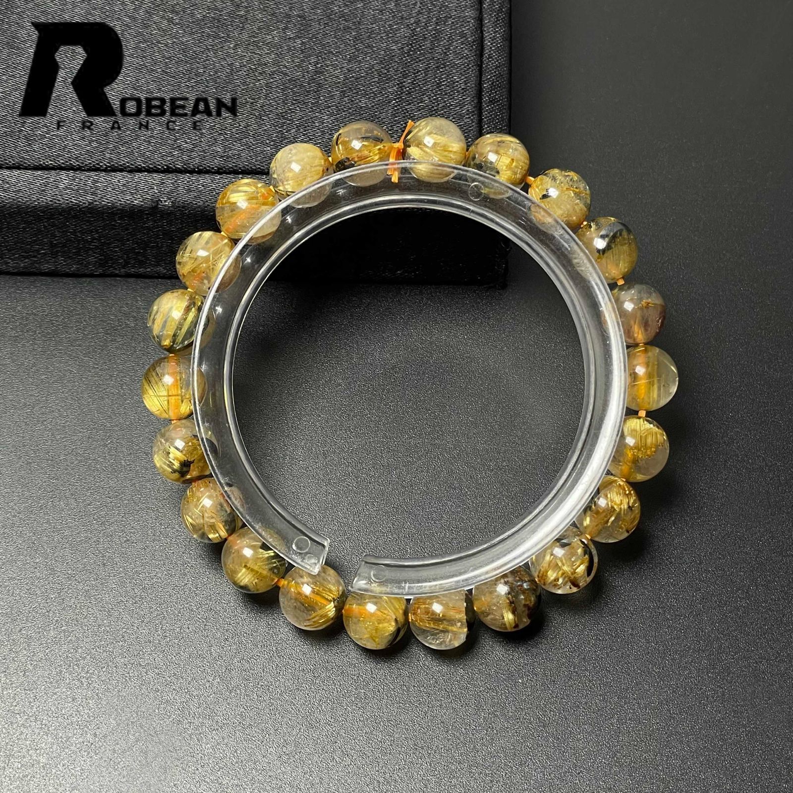 高級 EU製 定価7万円☆ROBEAN・太陽花タイチンルチル☆黄金針