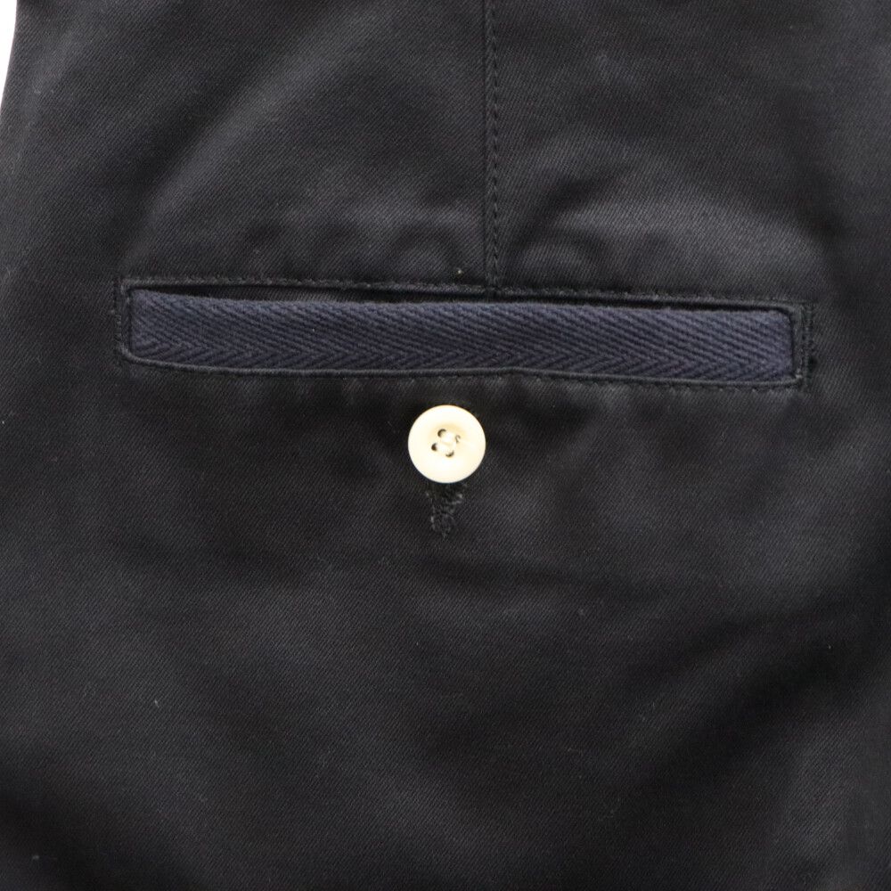 Sacai (サカイ) Cotton Chino Pants Navy ベルテッド コットン 