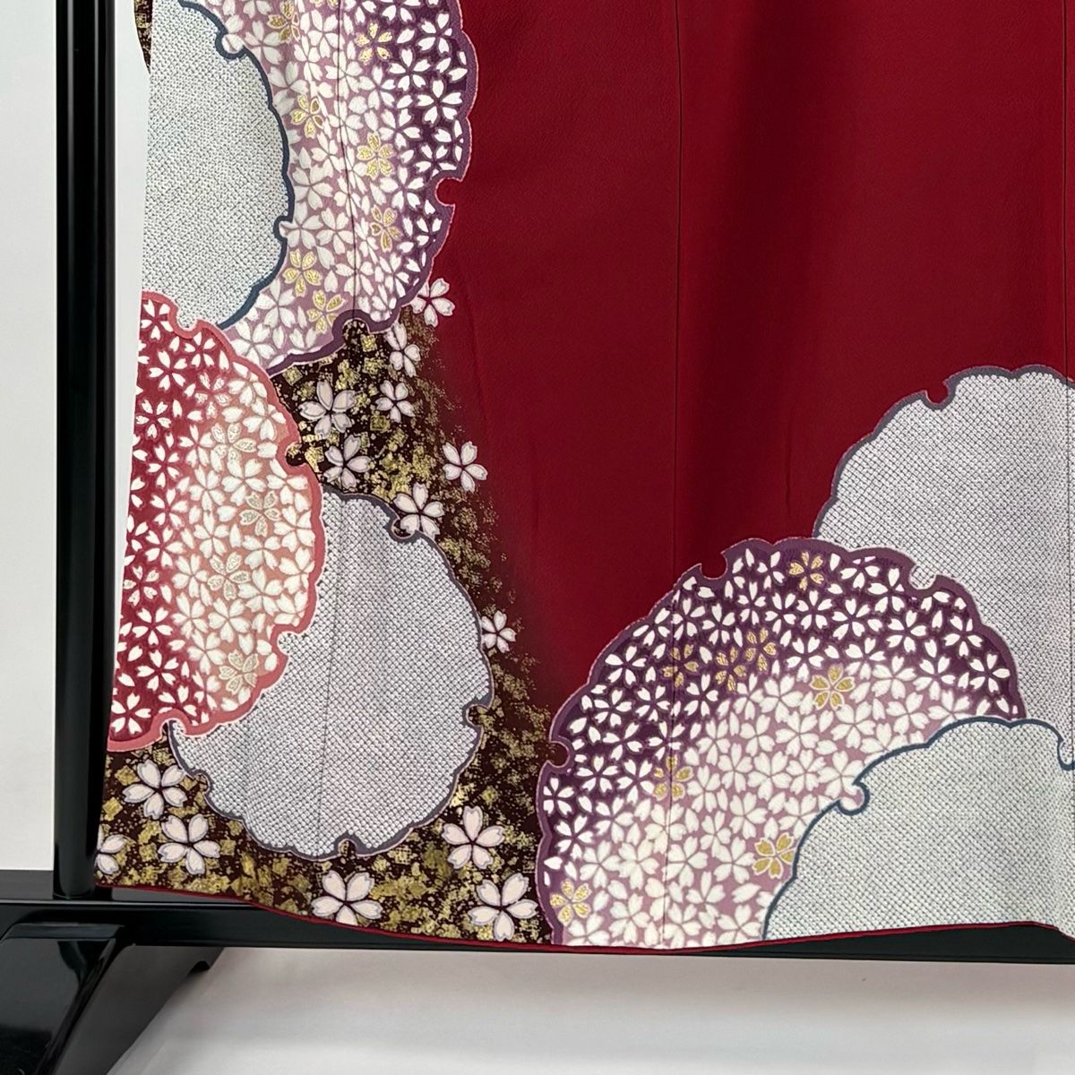 振袖 身長157-172cm 黒 桜　正絹 振袖】黒・桜 | 二十歳振袖館Az