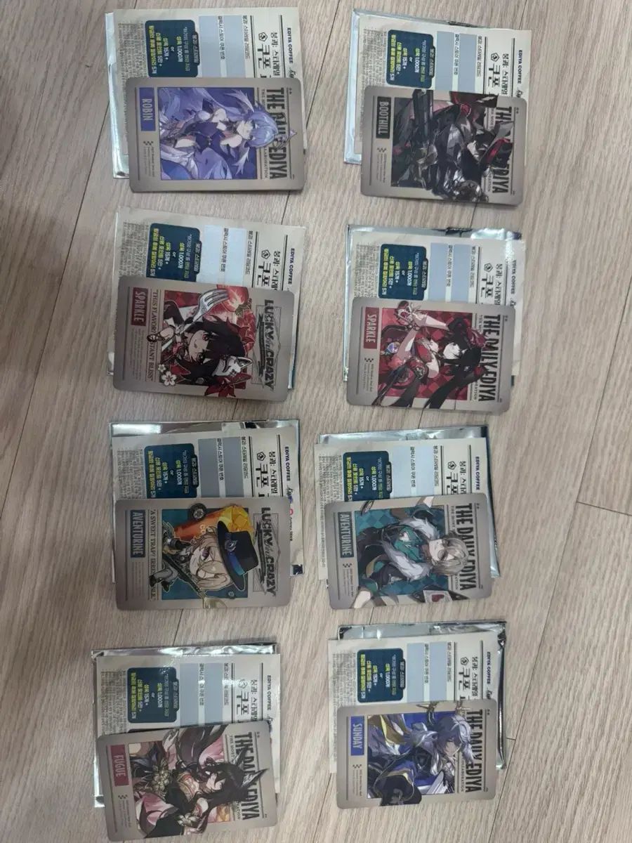 韓国限定 崩壊スターレイル EDIYA イディヤ 特典 トレカ コンプセット 韓国限定 崩壊スターレイル EDIYA イディヤ 特典 トレカ コンプ