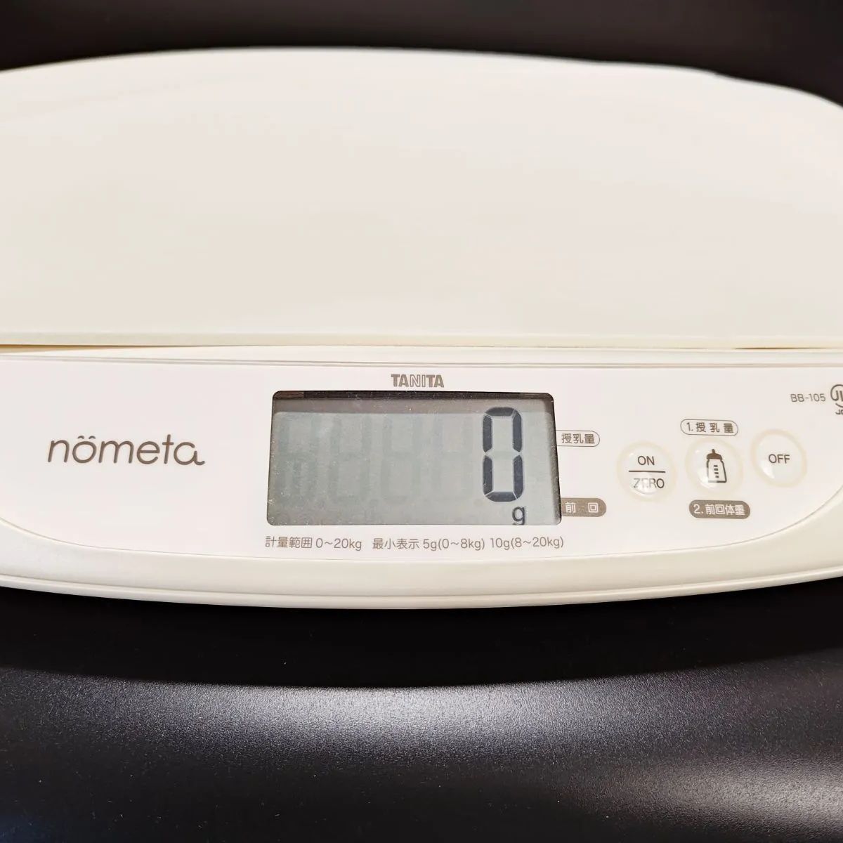 赤ちゃん体重計　ベビースケール　TANITA　nometa　タニタ　ノメタ　BB-105