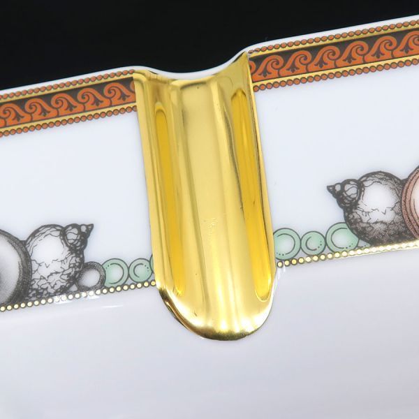 ヴェルサーチ ローゼンタール・灰皿 【Aランク】【中古】 □極美品  