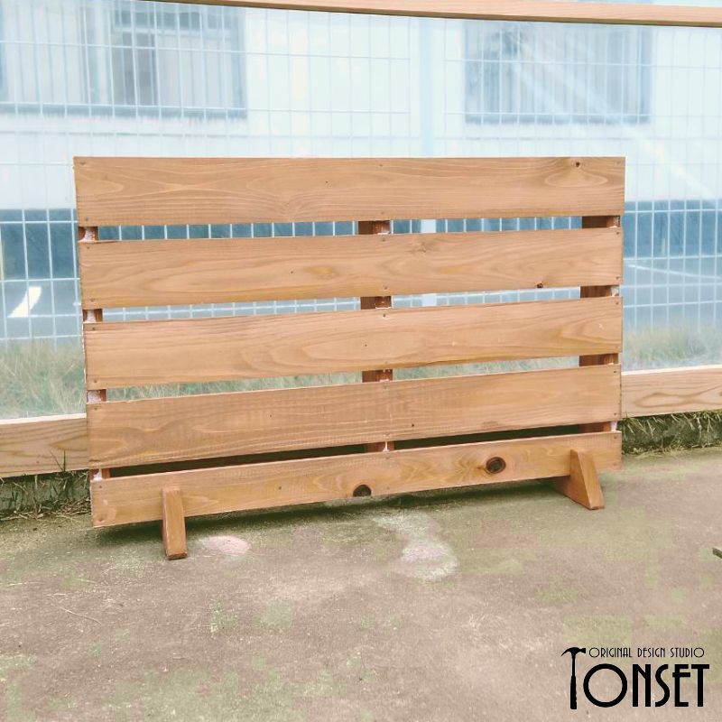 パレット風スタンドプランター オークcol