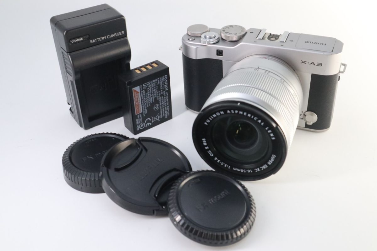 富士フィルム　FUJIFILM X-A3 ボディ 16-50mm レンズ セット 元箱付き 8美品・元箱FUJIFILM 富士フィルム X-A3 ボディ 中古FUJIFILM 富士