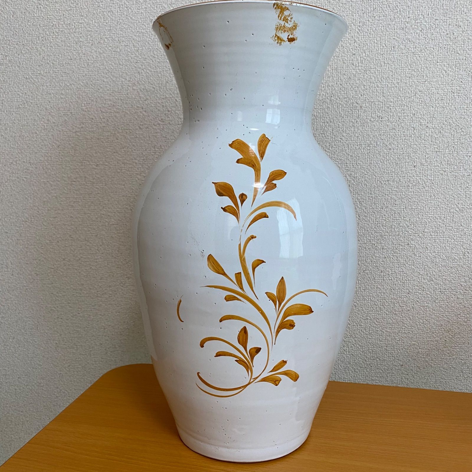安心 保証 イタリア製 花瓶 花柄 花 アンティーク ビンテージ