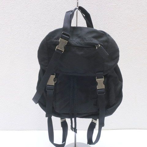 希少 PRADA プラダ ナイロン マウンテン ミニリュック V153 三角