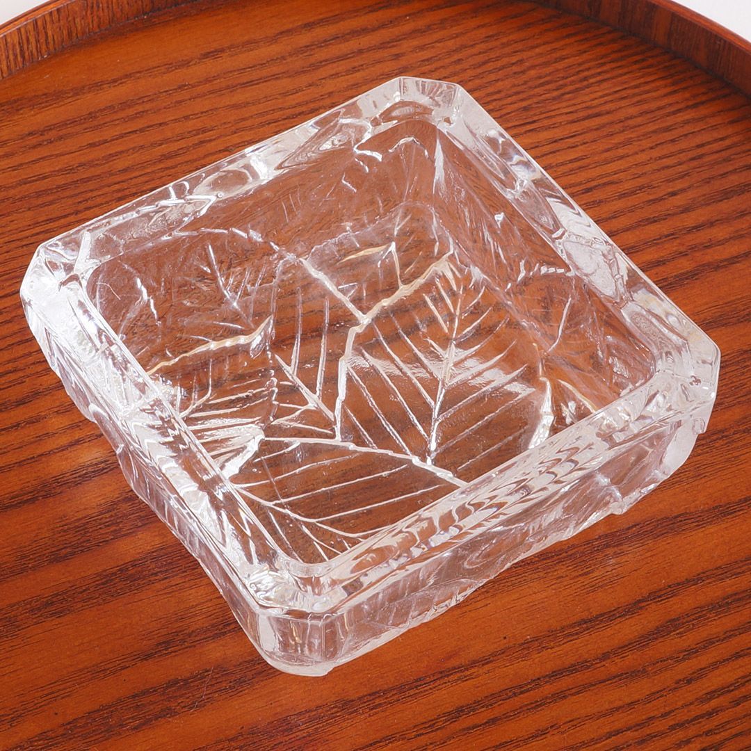 ガラス製 ライター 灰皿 2点セット 卓上ライター 昭和レトロ 古道具