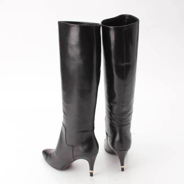 早い者勝ちCHANEL レザーブーツブーツ ブラック レザー 靴 黒ロングブーツ 楽天市場】シャネル CHANEL ブーツ ロングブーツ 靴 シューズ