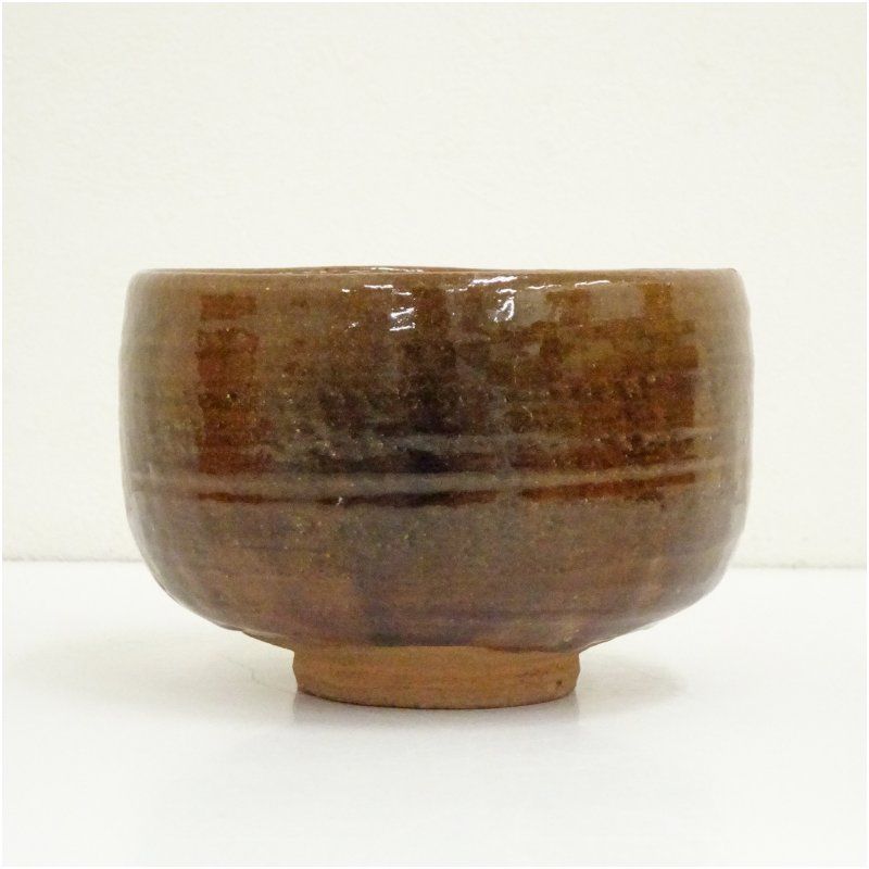 宝山造 飴釉茶碗（共箱） 茶道 抹茶 おしゃれ 抹茶茶碗 抹茶碗