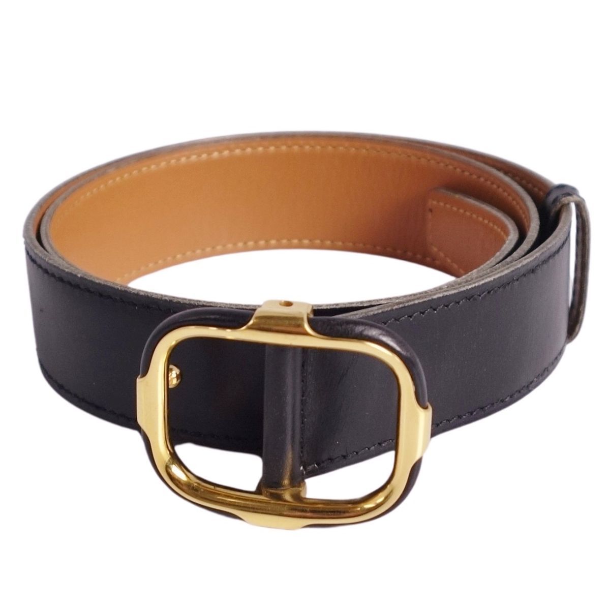 美品 Vintage エルメス HERMES ベルト 1984年 レザーベルト - メルカリ