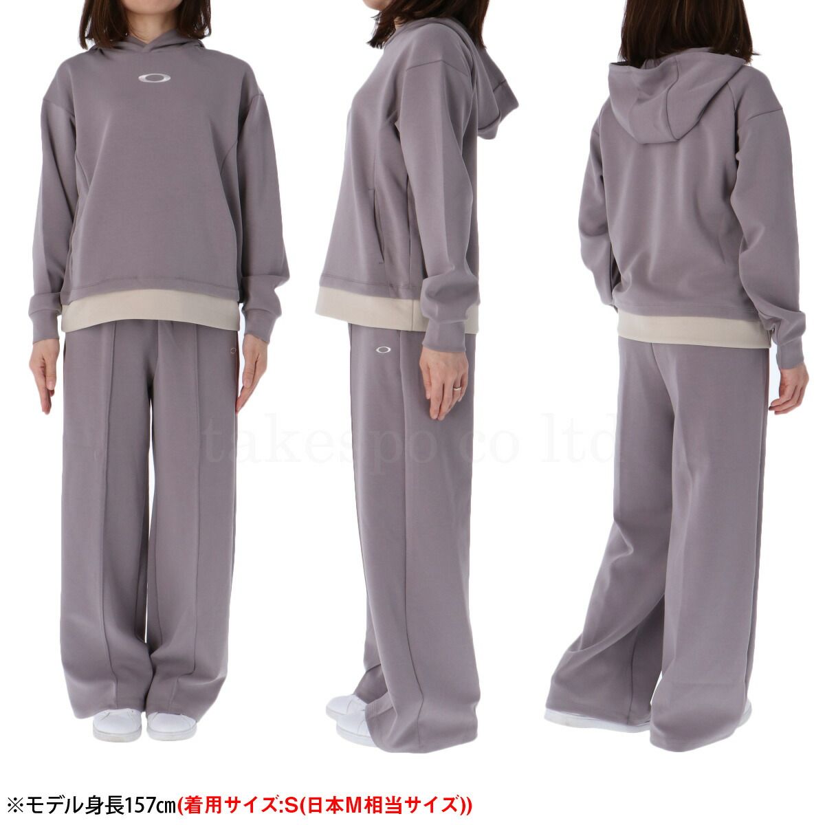 レア】オークリースカル ライトグレー 上下セットアップ OAKLEY