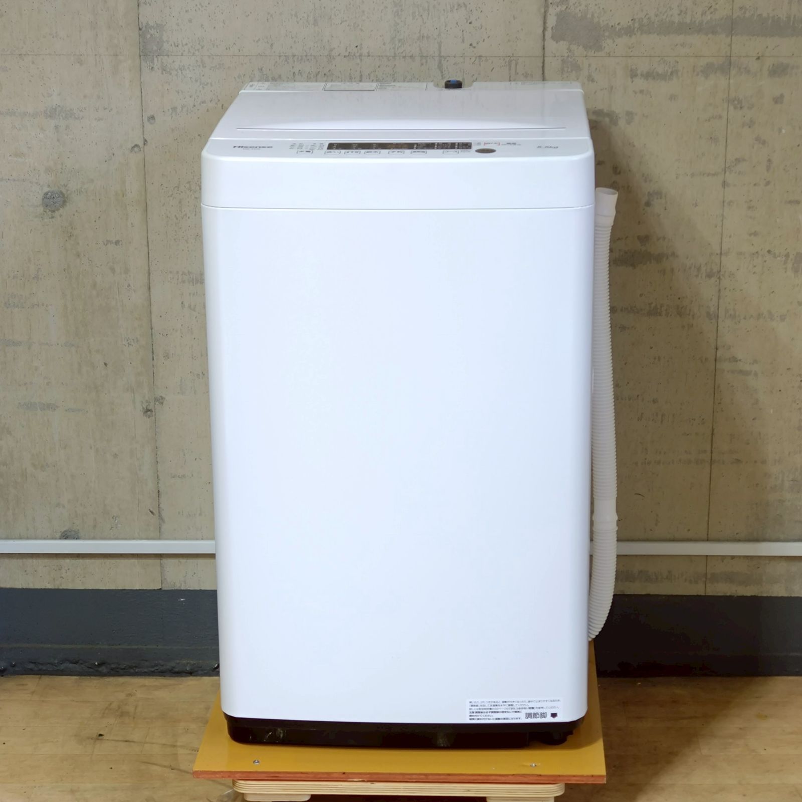 25-775【中古】ハイセンス 5.5kg 全自動洗濯機 HW-T55D 2020年製