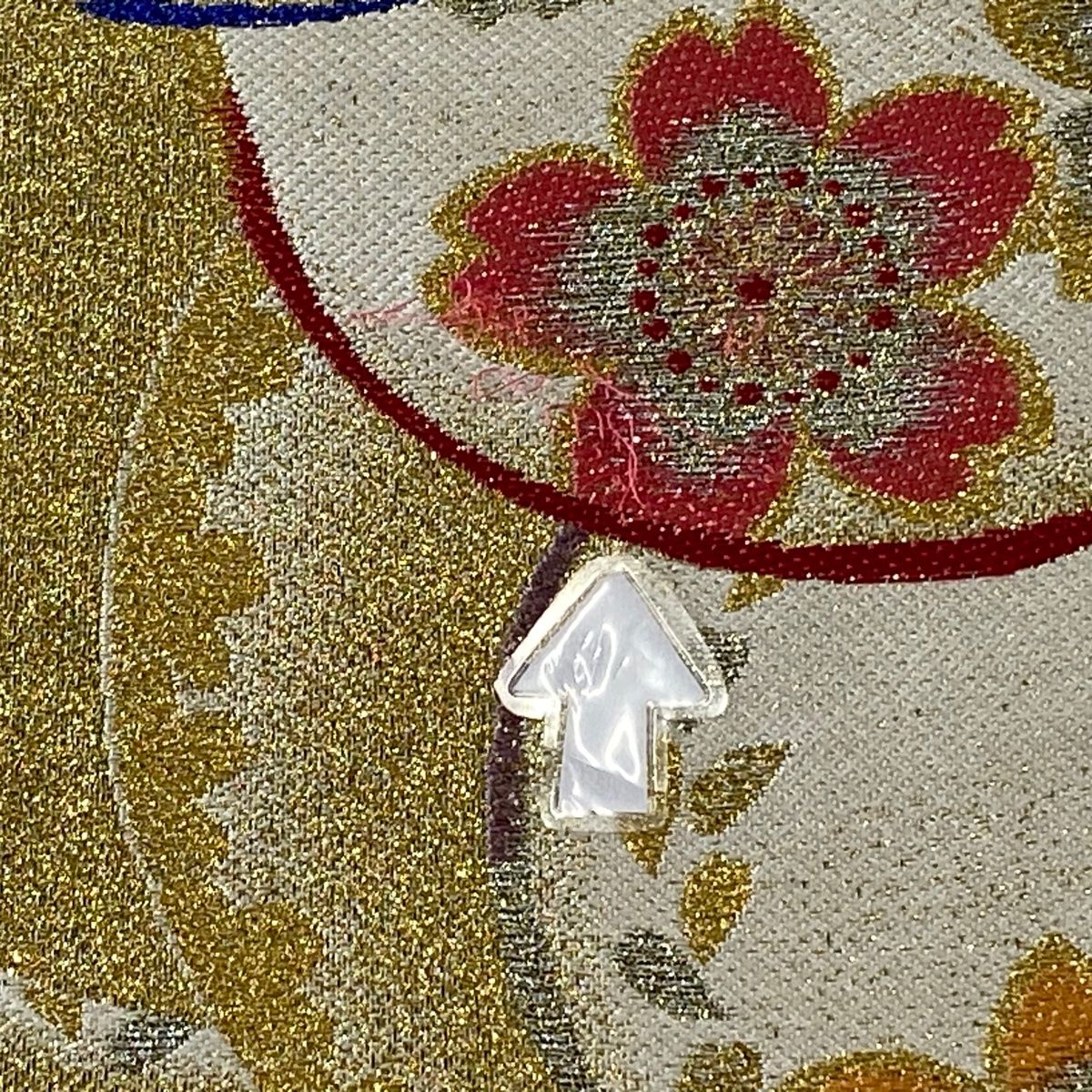 袋帯 秀品 桜 丸文 金糸 箔 金色 六通 正絹 【中古】 - メルカリ