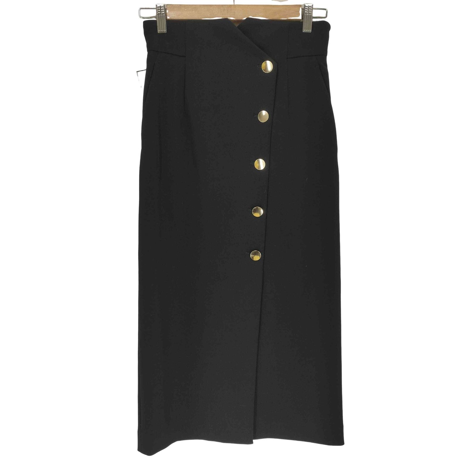 ◆美品 HERMES エルメス ブラック　スカート 正規品　サイズ40◆